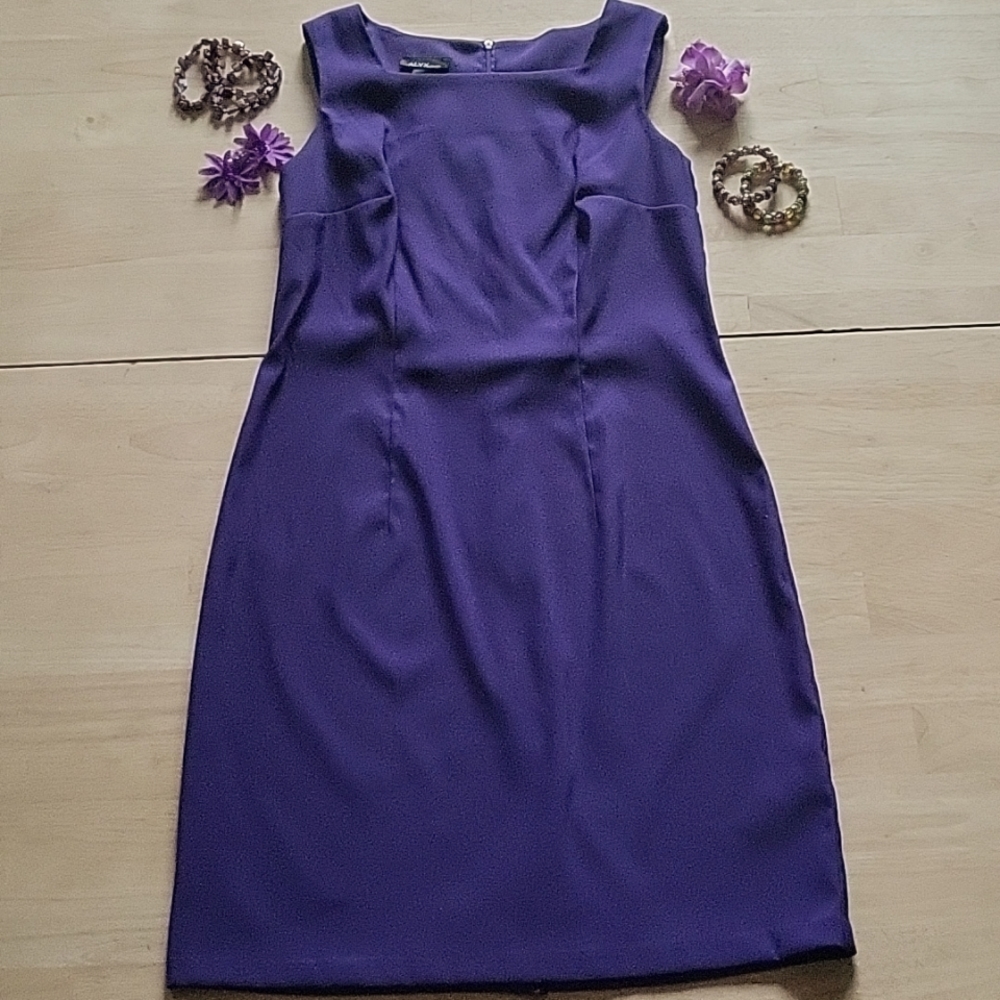 Alyx Vintage Business Deep Purple Dress Y2K
